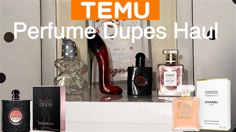 best temu perfume dupes|temu haul perfume dupe.